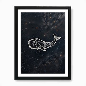 Whale Constellation Art Print