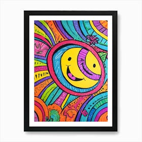 Psychedelic Art ~ Reimagined 2 Art Print