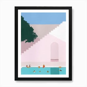 Greece Bliss Art Print