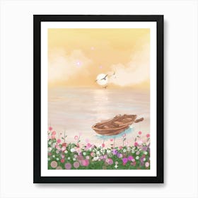 Boat In The Water 1 Art Print