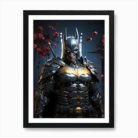 Samurai Batman Arkham Knight Art Print