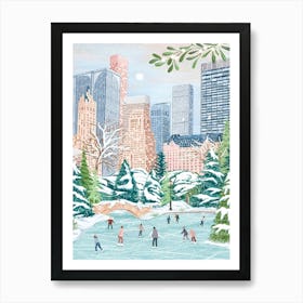 Central Park New York Travel Art Print