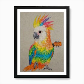 Rainbow Cockatoo 2 Art Print