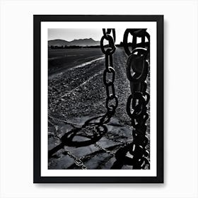 Rusting Chains Art Print
