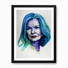 Ellen Burstyn In Requiem For A Dream Watercolor Poster