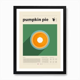 Pumpkin Pie Art Print