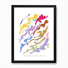 Abstract Organic Shapes 6 Art Print