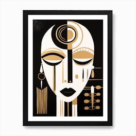 African Head Art Print