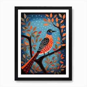 Bird On A Branch Art Print