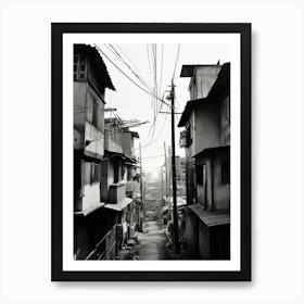 Manila, Philippines, Black And White Old Photo 3 Art Print