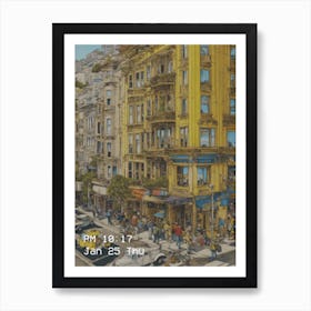 San Francisco Cityscape Art Print