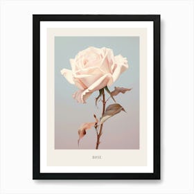 Floral Illustration Rose 4 Poster Art Print