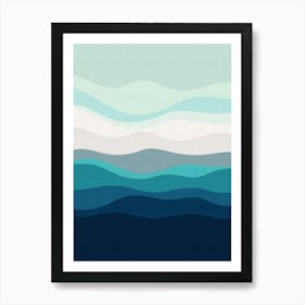 Sea ​​waves 1 Art Print