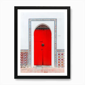 Red Door 3 Art Print