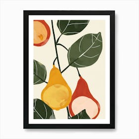 Figs Close Up Illustration 3 Art Print