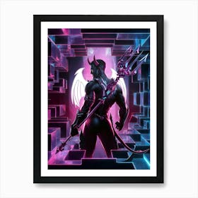 Demon 9 Art Print