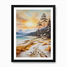 Winter Landscape 40 Art Print