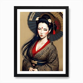 Geisha 42 Art Print