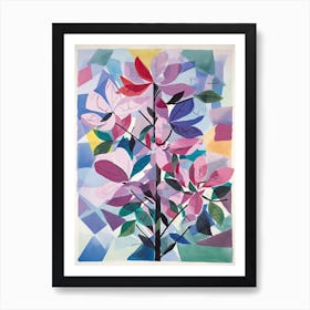 Magnolia Flower Illustration 3 Art Print