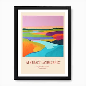 Colourful Abstract Everglades National Park Usa 7 Poster Art Print