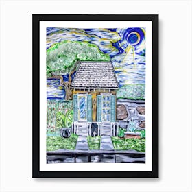 The Yellow House Art Print