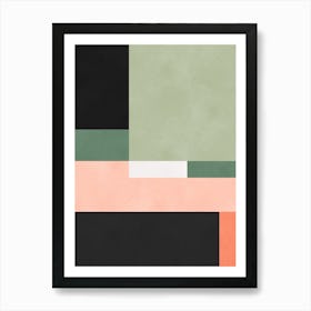 Color geometry in harmony G Art Print