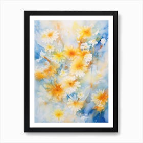 Yellow Daisies Art Print