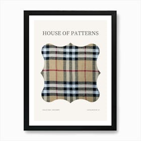 Checkered Pattern Poster 14 Art Print