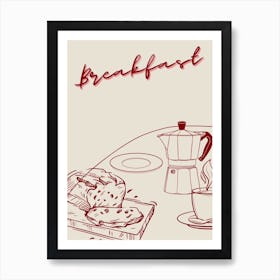 Breakfast  Art Print