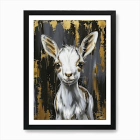 Baby Goat Canvas Print Art Print