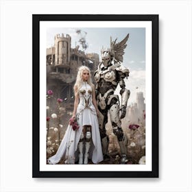 Robot Bride Art Print