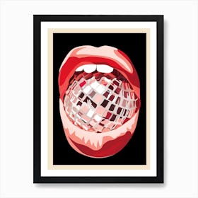 Disco Kiss 2 Art Print