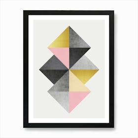 Minimalist geometric shapes 8 Art Print