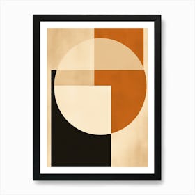 Bauhaus Rhythms; Symphonic Shapes Art Print