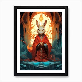 Rabbit In The Dungeon 1 Art Print