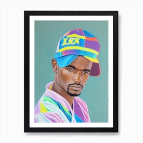 Dmx Colourful Illustration Art Print