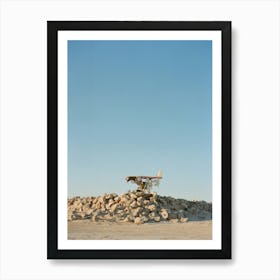 Bombay Beach Flight on Film Art Print