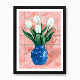 Tulips In A Vase 19 Art Print