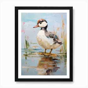 Bird Painting Bufflehead 1 Art Print