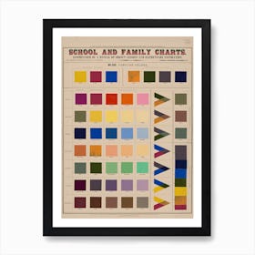 Familiar Colors Vintage Art Print