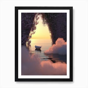 Boat In The Water Art Print
