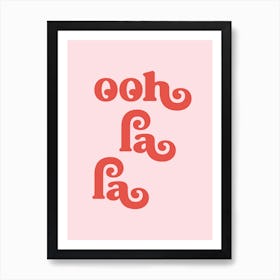 Ooh la la (Sweet pink and red tone) Affiche