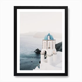 Greek Cathedral Tower Art Print