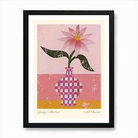 Spring Collection Wild Flower Vase 1 Art Print