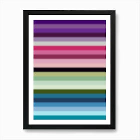 Colorful Stripes | 01 Art Print