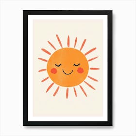 Happy Sun Art Print