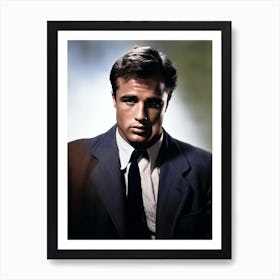 Color Photograph Marlon Brando 1 Art Print