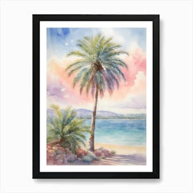 Palm Tree Painting Art Print