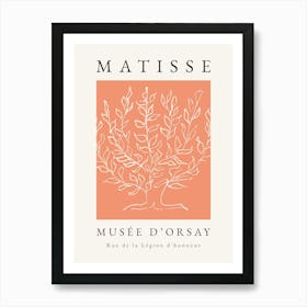 Matisse Orange Tree Print Art Print