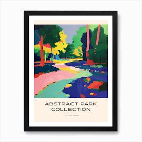 Abstract Park Collection Poster Ditan Park Beijing 2 Art Print